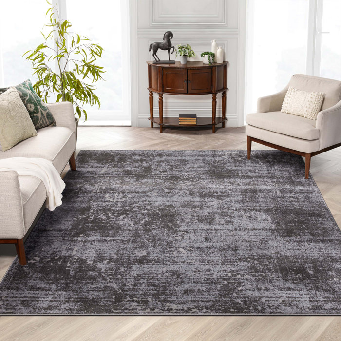 Well Woven Vintage Oriental Gray Area Rug & Reviews Wayfair